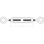 Талреп кольцо-кольцо RR 5 DIN 1480 STARFIX (SMP-09472-1) - Фото 2