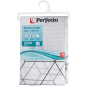 Штора для ванной комнаты 180х180 с кольцами PERFECTO LINEA Secret геометрия белая (36-118001) - Фото 3