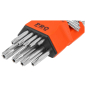 Набор ключей Torx T10H-T50H 9 предметов коротких PRO STARTUL (PRO-87209) - Фото 3