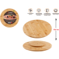 Блюдо бамбуковое круглое вращающееся PERFECTO LINEA Bamboo 35,5х1,2 см (35-355120) - Фото 7