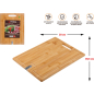 Доска разделочная с точилкой для ножей PERFECTO LINEA Bamboo 39,5х30х1,5 см (35-395301) - Фото 9