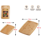 Доска разделочная PERFECTO LINEA Bamboo 2 штуки (35-282131) - Фото 9