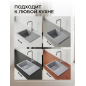 Мойка из искусственного камня AV ENGINEERING Platinum серый (AV765495PGRA) - Фото 3