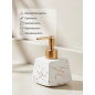 Дозатор для жидкого мыла PERFECTO LINEA Elegance белый (35-185132) - Фото 5