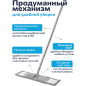 Швабра для пола PERFECTO LINEA Solid с насадкой из микрофибры серая (43-492024) - Фото 3