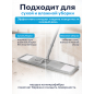 Швабра для пола PERFECTO LINEA Solid с насадкой из микрофибры серая (43-492024) - Фото 4