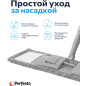 Швабра для пола PERFECTO LINEA Solid с насадкой из микрофибры серая (43-492024) - Фото 8