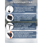 Лопата-скрепер снеговая пластмассовая 680х1440 мм STARTUL Profi (ST9057-3) - Фото 2