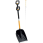 Лопата снеговая пластмассовая телескопическая 362х1200-1392 мм FISKARS X-series (1057188) - Фото 5