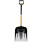 Лопата снеговая пластмассовая телескопическая 362х1200-1392 мм FISKARS X-series (1057188) - Фото 4