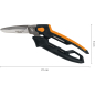 Ножницы универсальные 210 мм FISKARS PowerArc (1027206) - Фото 2