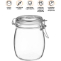 Банка стеклянная для сыпучих продуктов PERFECTO LINEA Wecker 0,75 л (34-750111) - Фото 2