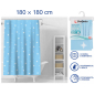 Штора для ванной комнаты 180х180 с кольцами PERFECTO LINEA Secret звездное небо (36-118102) - Фото 2