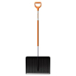 Лопата снеговая пластмассовая 530х1520 мм FISKARS SnowXpert (1062828) - Фото 3