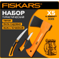 Набор инструмента (топор туристический X5 + нож + пила SW73) FISKARS (1057912)