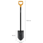 Лопата штыковая FISKARS Solid (1066716) - Фото 11