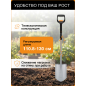 Лопата штыковая FISKARS Xact телескопическая закругленная (1066732) - Фото 3