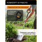 Лопата штыковая FISKARS Xact телескопическая закругленная (1066732) - Фото 5