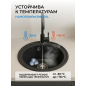 Мойка из искусственного камня AV ENGINEERING Richi черный (AV510510RBKA) - Фото 5