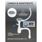 Мойка из искусственного камня AV ENGINEERING Solo песочный (AV500460SSNA) - Фото 11