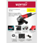 Шлифмашина угловая (болгарка) WORTEX LX AG 1211-2 (1329369) - Фото 15
