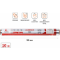 Фольга бытовая алюминиевая PERFECTO LINEA 10 м х 30 см (45-201562) - Фото 3