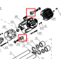 Щеткодержатель для торцовочной пилы BULL CM 2502 (HZ91551-117)