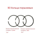 Кольца поршневые 90мм для компрессора HDC HD-A103 (HD-SP5003)
