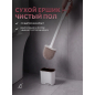 Ершик для унитаза PERFECTO LINEA резиновый белый (43-371041) - Фото 6