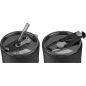 Стакан стеклянный для напитков с трубочкой и капхолдером PERFECTO LINEA Smoke Grey 400 мл (31-400101) - Фото 5