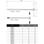 Ключ шестигранный 7х105x210 мм TOPTUL T-Type (AGDA0721) - Фото 3