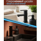 Смеситель для умывальника ECONOCE серия 210 черный (EC0211BL) - Фото 6