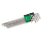 Набор ключей Torx T10-Т50 9 предметов экстра длинных TOPTUL (GAAL0923)