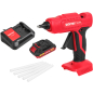 Пистолет клеевой аккумуляторный WORTEX CGG 1118 XLT SET (1334529) - Фото 4