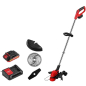 Триммер аккумуляторный WORTEX TB 3018-1 AT ALL1 XLT SET (1333547) - Фото 9