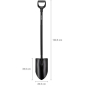 Лопата штыковая FISKARS Ergonomic Pro XL (1066707) - Фото 6