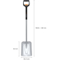 Лопата совковая FISKARS Xact телескопическая (1066734) - Фото 8