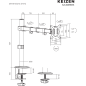 Кронштейн для монитора KEIZEN KZ-20396115 - Фото 15