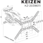 Кронштейн для телевизора KEIZEN KZ-20396111 - Фото 12