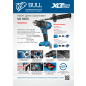 Дрель-шуруповерт аккумуляторная ударная BULL SR 1805 XLTpro (1329603) - Фото 15