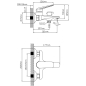 Смеситель для ванны AV ENGINEERING Pos (AVPOS3-A176-130) - Фото 14