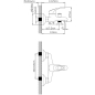Смеситель для ванны AV ENGINEERING Urs (AVURS3-A120-330) - Фото 14