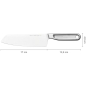 Нож сантоку FISKARS All Steel 17 см (1062884) - Фото 3