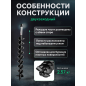 Шнек для мотобура 100х800 мм почвенный двухзаходный ECO ED-102 - Фото 3