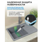 Мойка из искусственного камня AV ENGINEERING Mista серебро (AVE615440SLA) - Фото 4