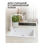 Мойка из искусственного камня AV ENGINEERING Unit белый (AVE550500WTA) - Фото 2