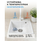 Мойка из искусственного камня AV ENGINEERING Unit белый (AVE550500WTA) - Фото 5