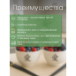 Набор керамических мисок с палочками для еды PERFECTO LINEA Asian 6 предметов (30-108001) - Фото 2