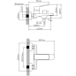 Смеситель для ванны AV ENGINEERING Neo (AVNEO3-A170-130) - Фото 14