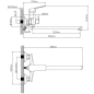 Смеситель для ванны AV ENGINEERING Win black (AVWIN7-BL165-122) - Фото 15
